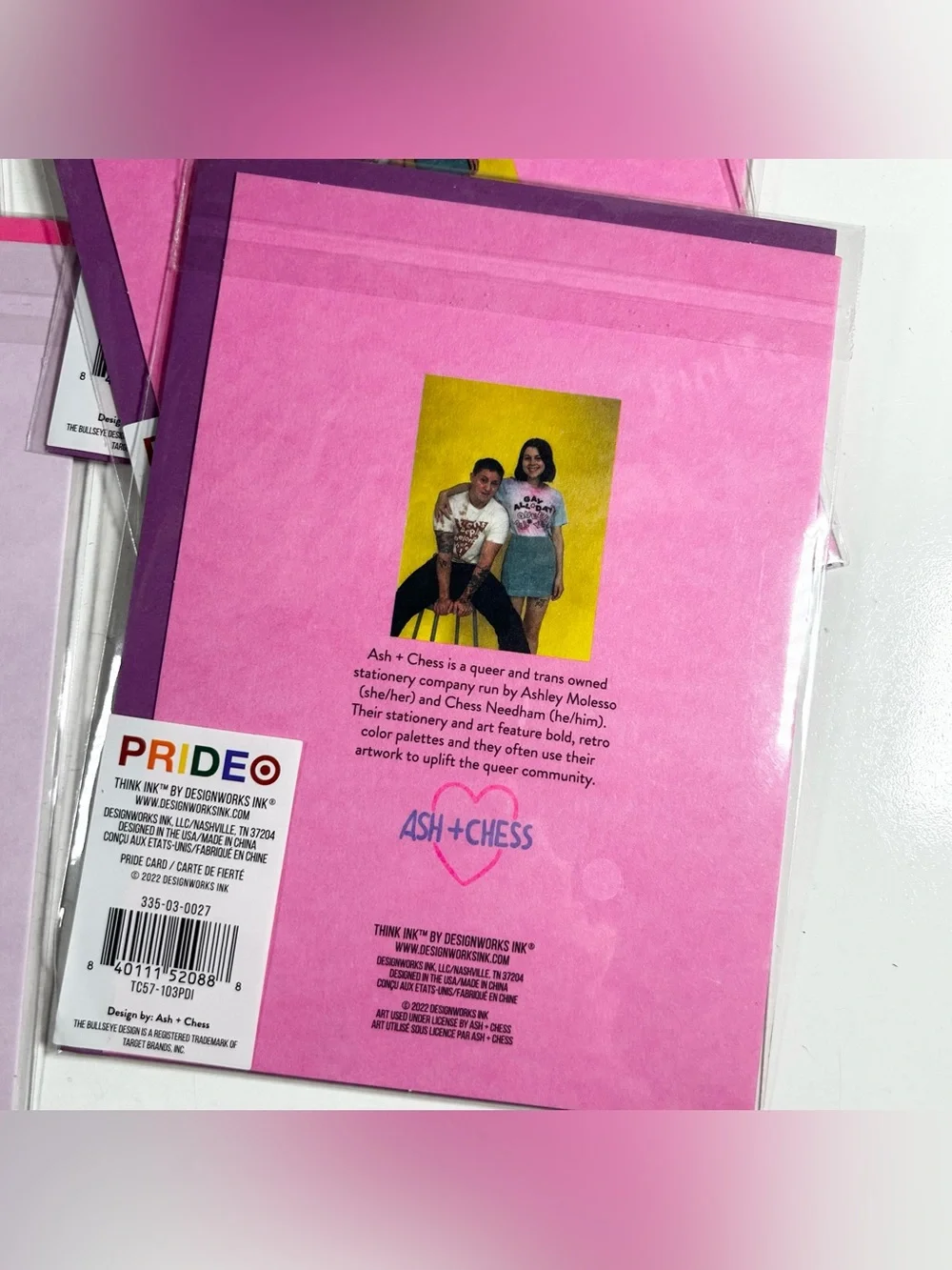 Pride Greeting Cards Lot of 6 by Ash + Chess
